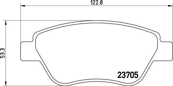 Brembo P 23 099 - Jarrupala, levyjarru inparts.fi