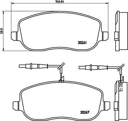 Brembo P 23 090 - Jarrupala, levyjarru inparts.fi