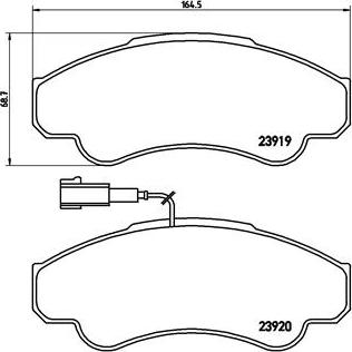 Brembo P 23 092 - Jarrupala, levyjarru inparts.fi