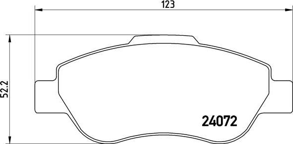 Brembo P 23 097 - Jarrupala, levyjarru inparts.fi