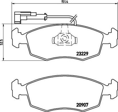 Brembo P 23 063 - Jarrupala, levyjarru inparts.fi