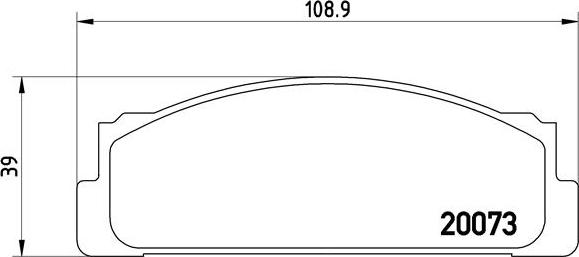 Brembo P 23 003 - Jarrupala, levyjarru inparts.fi