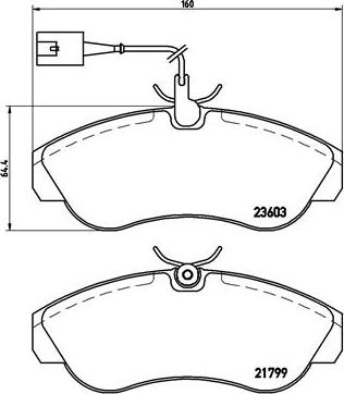 Brembo P 23 084 - Jarrupala, levyjarru inparts.fi