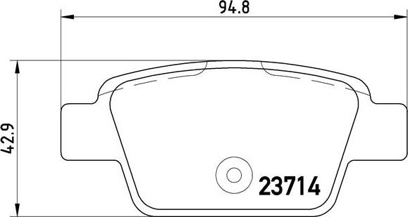 Brembo P 23 080 - Jarrupala, levyjarru inparts.fi