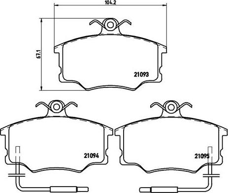 Brembo P 23 034 - Jarrupala, levyjarru inparts.fi