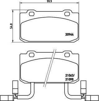 Brembo P 23 030 - Jarrupala, levyjarru inparts.fi