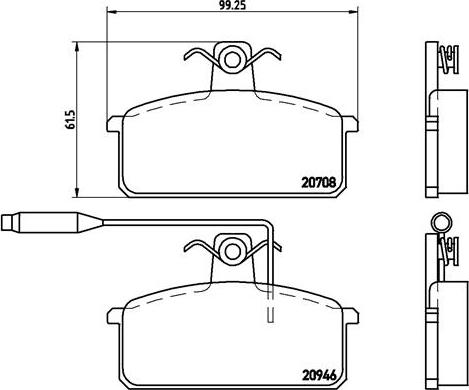 Brembo P 23 024 - Jarrupala, levyjarru inparts.fi