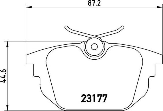 Brembo P 23 026 - Jarrupala, levyjarru inparts.fi