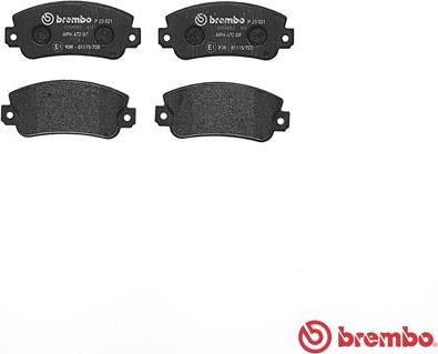 Brembo P 23 021 - Jarrupala, levyjarru inparts.fi