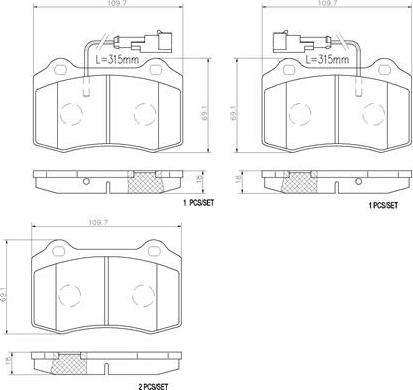 Brembo P23074N - Jarrupala, levyjarru inparts.fi