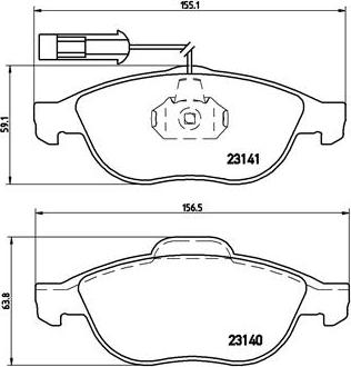 Brembo P 23 075 - Jarrupala, levyjarru inparts.fi