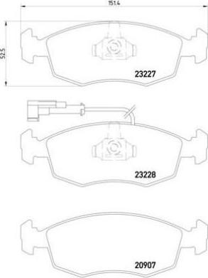 Brembo P 23 076 - Jarrupala, levyjarru inparts.fi