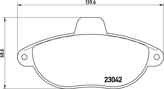 Brembo P 23 072 - Jarrupala, levyjarru inparts.fi