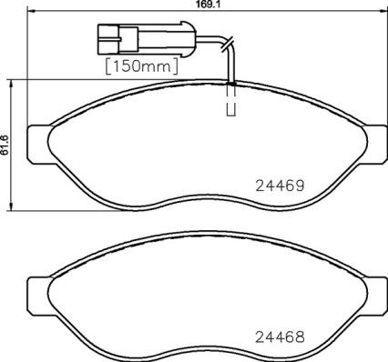 Brembo P 23 144 - Jarrupala, levyjarru inparts.fi