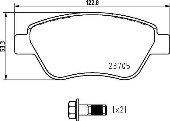 Brembo P 23 169 - Jarrupala, levyjarru inparts.fi