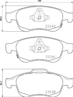 Brembo P 23 165X - Jarrupala, levyjarru inparts.fi