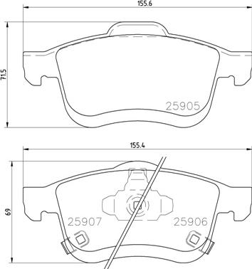 Brembo P 23 167 - Jarrupala, levyjarru inparts.fi