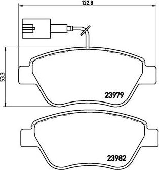 Brembo P 23 108 - Jarrupala, levyjarru inparts.fi