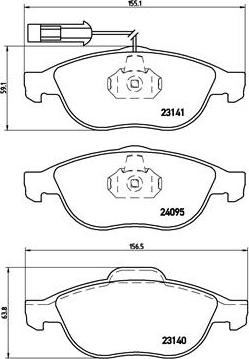 Brembo P 23 114 - Jarrupala, levyjarru inparts.fi