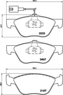 Brembo P 23 112 - Jarrupala, levyjarru inparts.fi