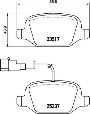 Brembo P 23 131 - Jarrupala, levyjarru inparts.fi