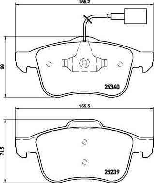 Brembo P 23 132X - Jarrupala, levyjarru inparts.fi