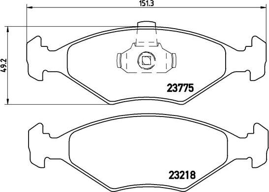 Brembo P 23 123 - Jarrupala, levyjarru inparts.fi