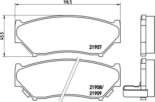 Brembo P 79 008 - Jarrupala, levyjarru inparts.fi