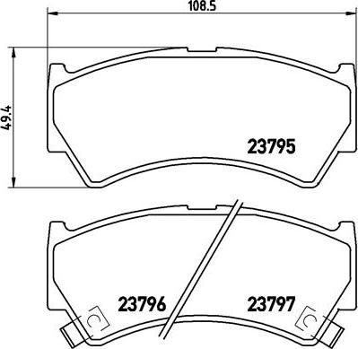 Brembo P 79 013 - Jarrupala, levyjarru inparts.fi