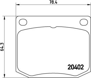 Brembo P 71 002 - Jarrupala, levyjarru inparts.fi