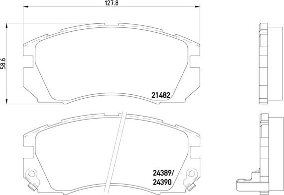 Brembo P 78 007 - Jarrupala, levyjarru inparts.fi