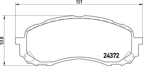 Brembo P 78 015 - Jarrupala, levyjarru inparts.fi