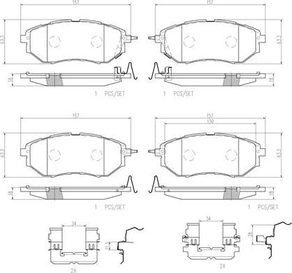 Brembo P78017N - Jarrupala, levyjarru inparts.fi