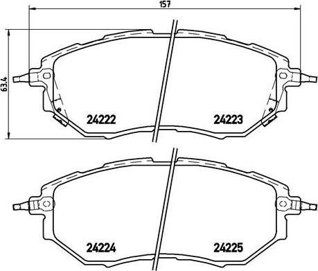 Brembo P 78 017X - Jarrupala, levyjarru inparts.fi