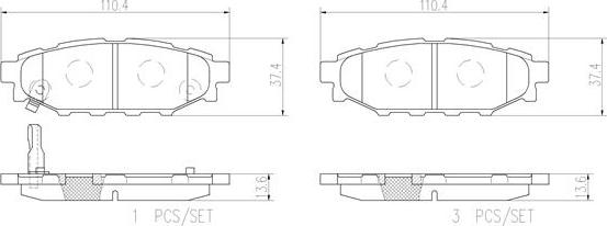 Brembo P78020N - Jarrupala, levyjarru inparts.fi