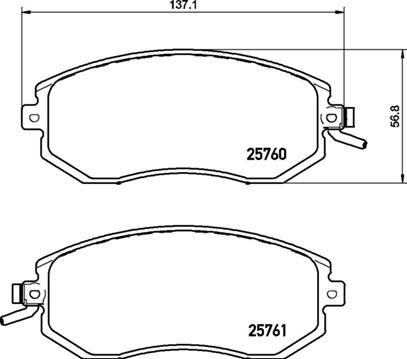 Brembo P78027N - Jarrupala, levyjarru inparts.fi