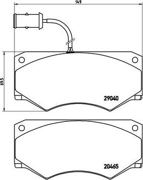 Brembo P A6 005 - Jarrupala, levyjarru inparts.fi