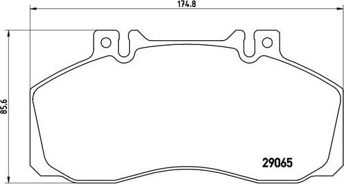 Brembo P A6 008 - Jarrupala, levyjarru inparts.fi