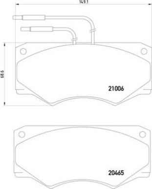 Brembo P A6 002 - Jarrupala, levyjarru inparts.fi