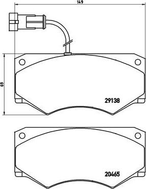 Brembo P A6 016 - Jarrupala, levyjarru inparts.fi