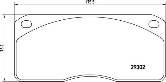 Brembo P A6 011 - Jarrupala, levyjarru inparts.fi