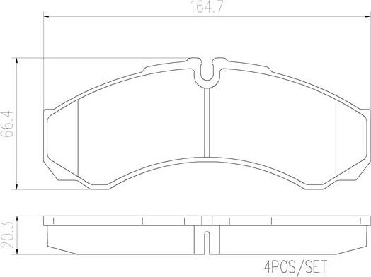 Brembo PA6017N - Jarrupala, levyjarru inparts.fi