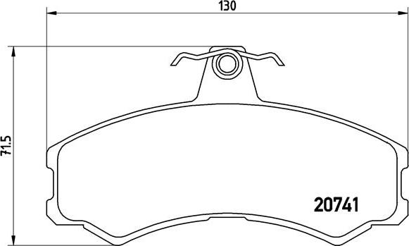 Brembo P A6 024 - Jarrupala, levyjarru inparts.fi