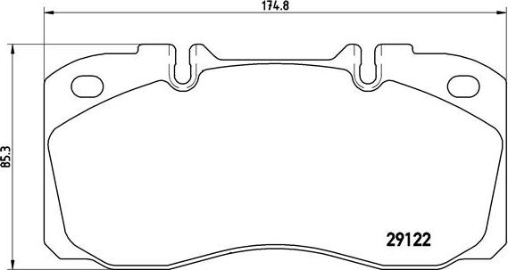 Brembo P A6 025 - Jarrupala, levyjarru inparts.fi