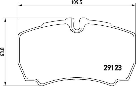 Brembo P A6 023 - Jarrupala, levyjarru inparts.fi