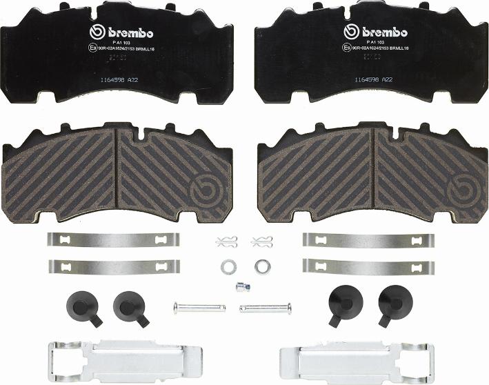 Brembo P A1 103 - Jarrupala, levyjarru inparts.fi