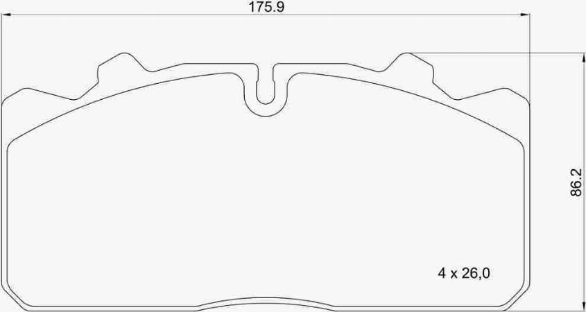 Brembo P A7 001 - Jarrupala, levyjarru inparts.fi