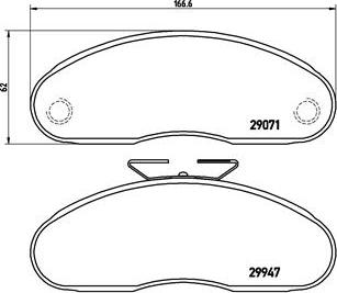 Brembo P B7 001 - Jarrupala, levyjarru inparts.fi