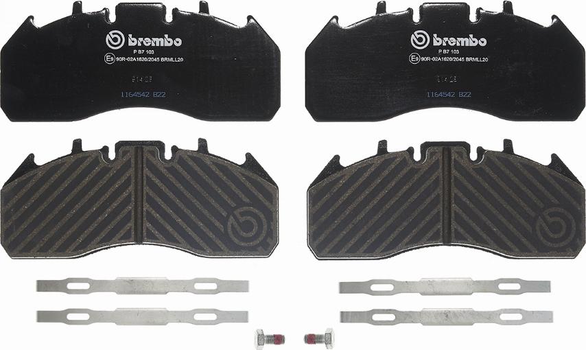 Brembo P B7 103 - Jarrupala, levyjarru inparts.fi