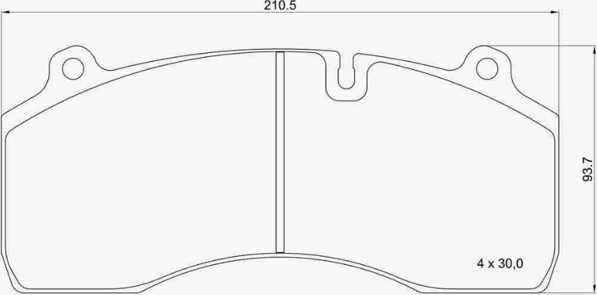 Brembo P C7 004 - Jarrupala, levyjarru inparts.fi